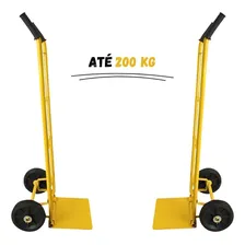 Carrinho Armazém Para Carga 200 Kg Pneu Maciço A-200ev Evald Foto mini 3