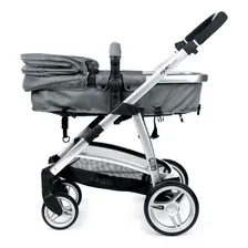 Carrinho BebĂȘ Conforto e Base Travel System Trio Epic Grey - Infanti Foto mini 3