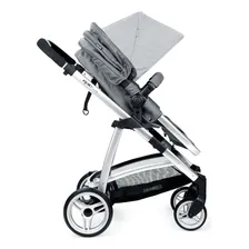 Carrinho BebĂȘ Conforto e Base Travel System Trio Epic Grey - Infanti Foto mini 2