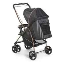 Carrinho BebĂȘ Passeio Alça ReversĂvel Milano Preto Galzerano Foto mini 2