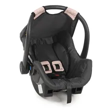 Carrinho Bebê Romano + Bebê Conforto Preto/rosa Galzerano Foto mini 4