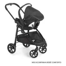 Carrinho Bebê Galzerano Olympus De 0 Meses Até 15 Kg Preto Foto mini  3