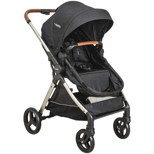 Carrinho Bebe Kiddo Speedy + Bebê Conforto Base Preto Foto 1