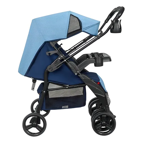 Carrinho Bebe Passeio Tutti Baby Nivo Azul Foto 1