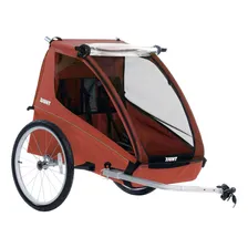 Carrinho Bike Trailer Cadence Hot Sauce Red - Thule Cor Vermelho Foto mini 1