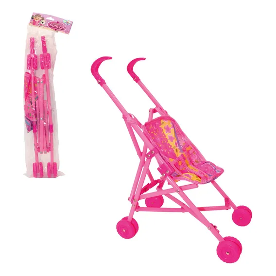 Carrinho Boneca, Artbrink, Plástico, Estampado, Ref. Zb218 Foto 1