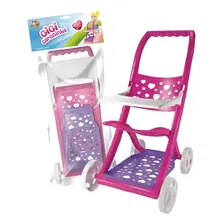 Carrinho Boneca Infantil Cor Rosa Foto mini 1