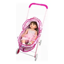 Carrinho Boneca Passeio BebĂȘ Reborn Infantil Menina Luxo Foto mini 1