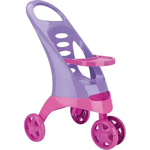 Carrinho Boneca Princesas Ursinho Lindo Infantil Brinquedo Foto 1