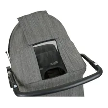 Carrinho Burigotto Rio K Travel System Mesclado Preto Com Bebe Conforto Foto mini 4