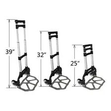 Carrinho Carga Multiuso Plataforma Dobrável 80kg Foto mini  2