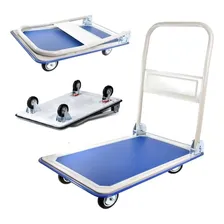 Carrinho Carga Plataforma 150kg 4 Rodas Multiuso Dobravel Foto mini 1