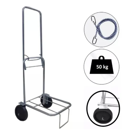 Carrinho Carro Armazém Para Cargas 50kg Metalosa Foto 1