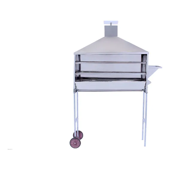 Carrinho Churrasqueira Churrasquinho Inox Espetinho R2 Foto 1