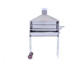 Carrinho Churrasqueira Churrasquinho Inox Espetinho R2 Foto  mini 1