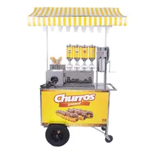 Carrinho Churros Gourmet Fritadeira Resistência 4 Doceira R2 Foto mini  2
