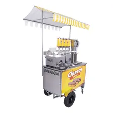 Carrinho Churros Gourmet Fritadeira Resistência 4 Doceira R2 Foto mini  3