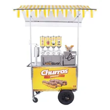 Carrinho Churros Gourmet Fritadeira Resistência E 4 Doceiras Foto mini  3