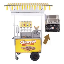 Carrinho Churros Gourmet Fritadeira Resistência E 4 Doceiras Foto mini  2