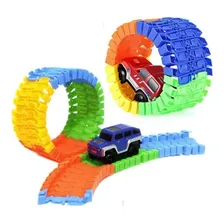 Carrinho Com Pista Trilha Maluca Para Montar Brinquedo Foto mini 2