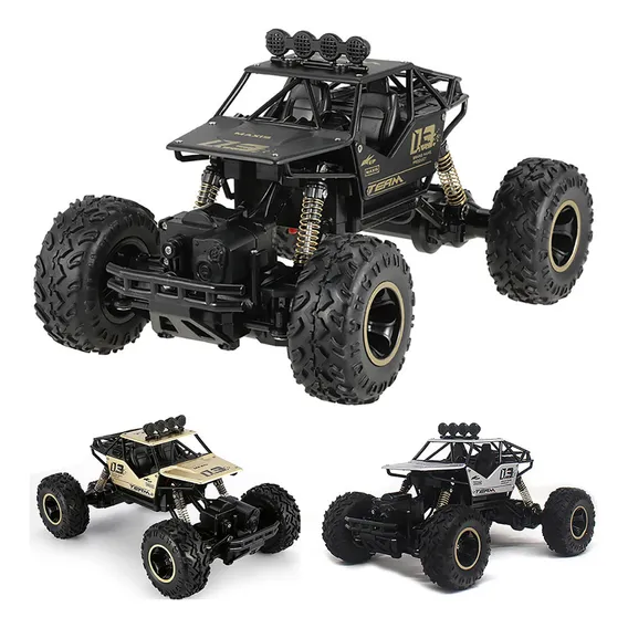 Carrinho Controle Remoto 4x4 Monster Truck Rock Crawler Rc Foto 1