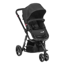 Carrinho de bebê 3 rodas travel system Safety 1st Mobi TS full black com chassi de cor black Foto  mini 1