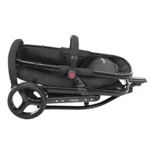 Carrinho de bebê 3 rodas travel system Safety 1st Mobi TS full black com chassi de cor black Foto mini  3