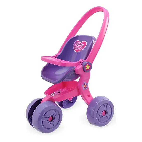 Carrinho De Boneca Baby Love Alive Usual Foto 1