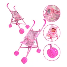 Carrinho De Boneca Bebe Brinquedo Infantil Passeio Toys 2u Foto mini 2