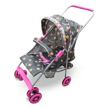 Carrinho De Boneca Milano Luxo Reborn Brinquedos Oliveira Foto mini 3