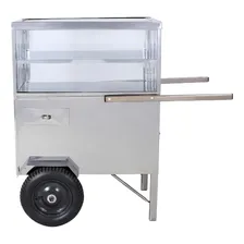 Carrinho De Doces Salgadinhos E Produtos Em Geral Inox - R2 Foto mini 2
