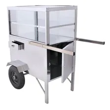 Carrinho De Doces Salgadinhos E Produtos Em Geral Inox - R2 Foto mini 3