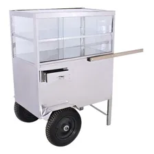 Carrinho De Doces Salgadinhos E Produtos Em Geral Inox - R2 Foto mini 4