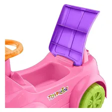 Carrinho De Empurrar Andador Toymotor Motoca Rosa Roma Foto mini 4
