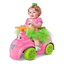 Carrinho De Empurrar Andador Toymotor Motoca Rosa Roma Foto mini 1