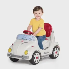 Carrinho De Passeio Empurrar Fusca Branco Calesita Pedal Foto mini 4