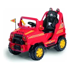 Carrinho De Passeio Pedal Infantil Diipi Bombeiros Com Som Cor Andador Carrinho Pedal Com Mangueira E Som Foto mini 4