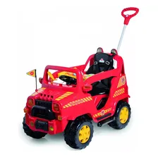 Carrinho De Passeio Pedal Infantil Diipi Bombeiros Com Som Cor Andador Carrinho Pedal Com Mangueira E Som Foto mini 3