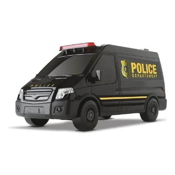 Carrinho De Polícia Supervan Police 1621 - Roma Foto 1