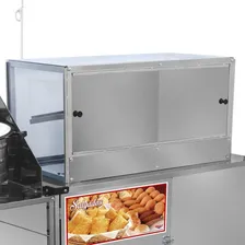 Carrinho De Salgado Cefaz Inox Rodas Pneumáticas L29p/gs Foto mini  2
