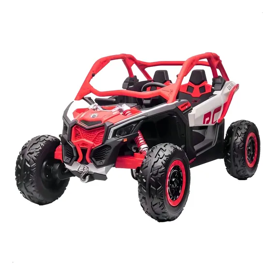 Carrinho Eletrico Infantil 4x4 Maverick Utv Can-am 24v Cor Vermelho Foto 1