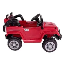 Carrinho Elétrico Infantil Jipe Vermelho 12v - Belfix Foto mini  3