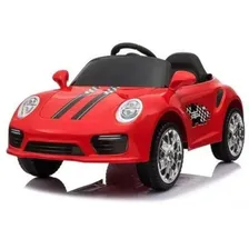Carrinho Elétrico Infantil Réplica Porshe Vermelha Bangtoys Foto mini 1