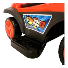 Carrinho Empurrador Passeio Infantil Com Volante Vermelho Foto mini  2