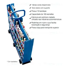 Carrinho Expositor Display 160 Esmaltes Lilás - Santa Clara Foto mini 4