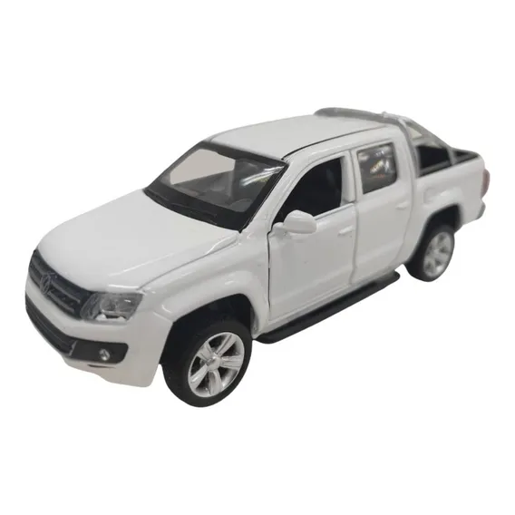Carrinho Ferro Amarok Extreme Miniatura Coleção Vw Cor Branco Foto 1