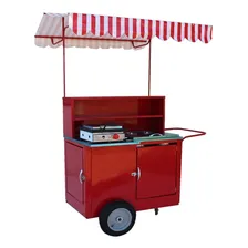 Carrinho Hot Dog Cachorro Quente E Lanches+brinde Chapeira Foto mini 1