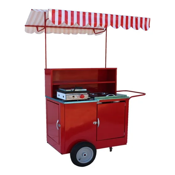 Carrinho Hot Dog Cachorro Quente E Lanches+brinde Chapeira Foto 1