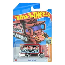 Carrinho Hot Wheels À Miniatura Mattel Cor Th Raijin Express Thunt Treasure Hunt Vermelho Foto mini 1