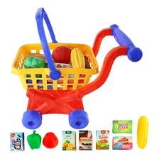 Carrinho Infantil Brinquedo Produtos Cesta De Compra Cor Sortido Foto mini 1